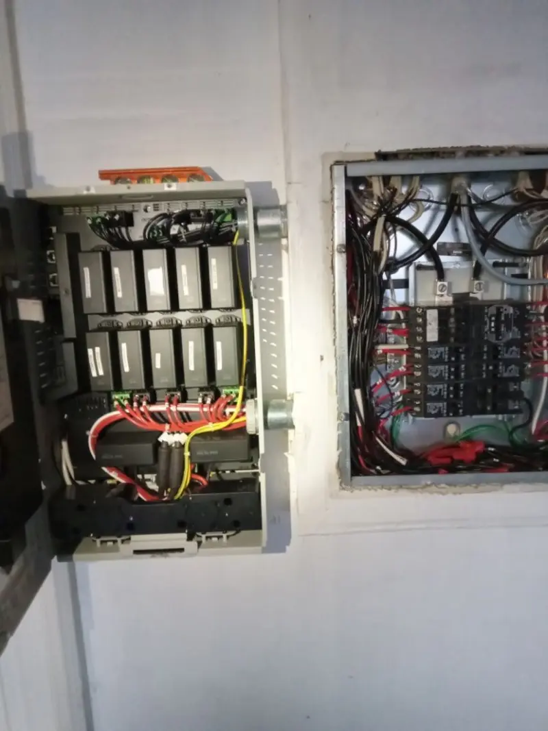 Electrical panel upgrade completed for Security Camera Wiring in Welby